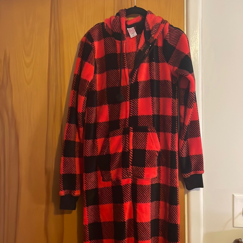 Red Plaid Onesie